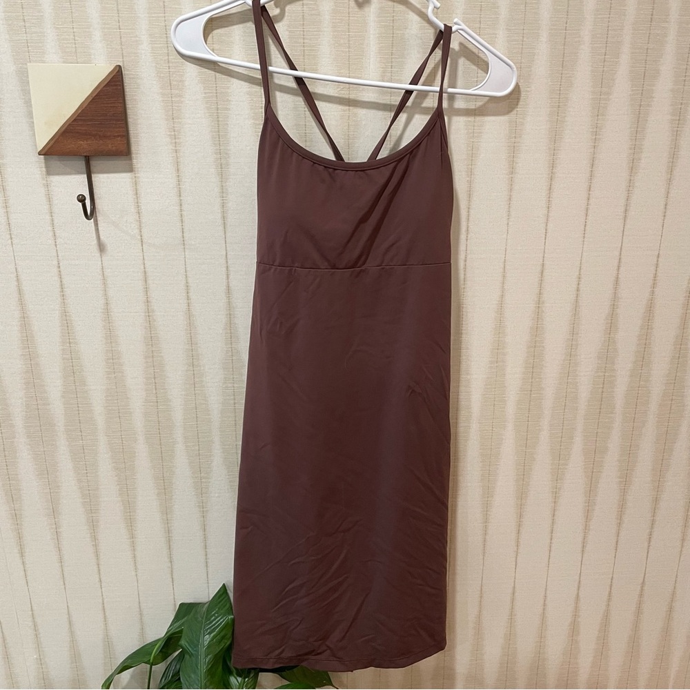 Brown Athleta Exercise Dress